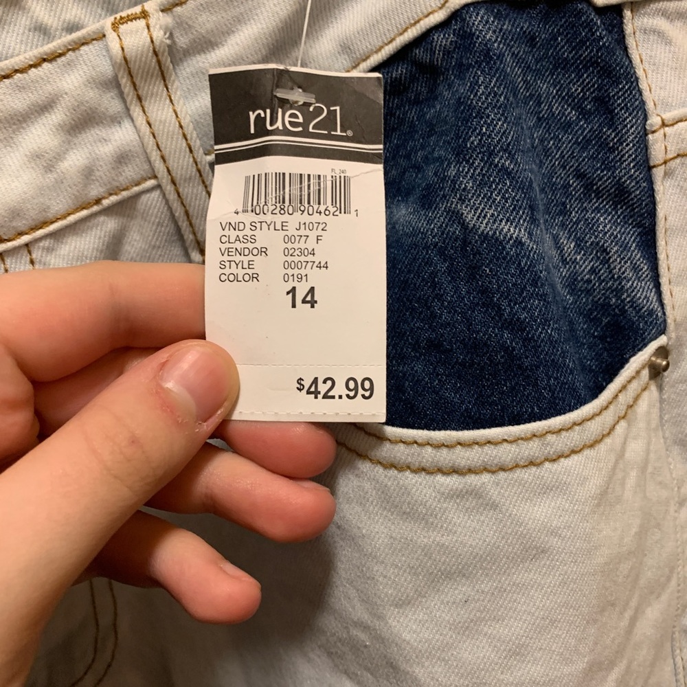 Rue 21 Half & Half Mom Jeans
